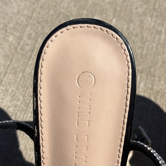 Black rhinestone heels - Picture 3 of 5